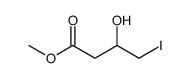 methyl 3-hydroxy-4-iodobutanoate Structure