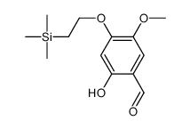 2-hydroxy-5-methoxy-4-(2-trimethylsilylethoxy)benzaldehyde结构式