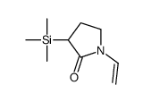 1-ethenyl-3-trimethylsilylpyrrolidin-2-one Structure