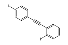 1-iodo-2-[2-(4-iodophenyl)ethynyl]benzene结构式