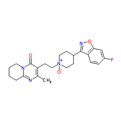 利培酮 N-氧化物结构式