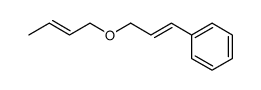((E)-3-((E)-but-2-enyloxy)prop-1-enyl)benzene Structure
