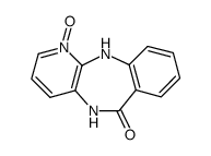 1-oxo-5,11-dihydro-6H-pyrido[2,3-b][1,4]benzodiazepin-6-one结构式