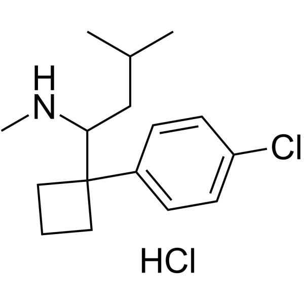 Desmethyl Sibutramine hydrochloride Structure