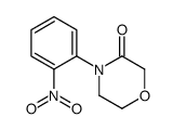 4-(2-硝基苯基)吗啉-3-酮结构式