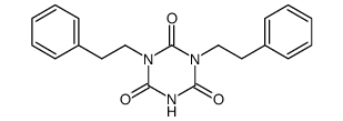 1,3-bis(2-phenylethyl)-1,3,5-triazine-2,4,6-(1H,3H,5H)-trione Structure