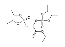 ethyl 2,2-bis(diethoxyphosphorylsulfanyl)acetate Structure