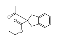 ethyl 2-acetyl-1,3-dihydroindene-2-carboxylate Structure