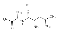 H-Leu-Ala-NH2 · HCl结构式