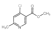 4-氯-6-甲基烟碱酸甲酯结构式
