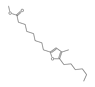 methyl 8-(5-hexyl-4-methylfuran-2-yl)octanoate Structure