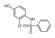 N-(2-chloro-4-hydroxyphenyl)benzenesulfonamide结构式