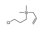 3-chloropropyl-dimethyl-prop-2-enylsilane Structure