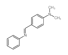 Benzenamine,N,N-dimethyl-4-[(phenylimino)methyl]-结构式