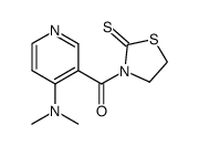 3-噻唑烷硫酮甲酰基-4-二甲胺基吡啶结构式