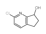 2-氯-6,7-二氢-5H-环戊并[b]吡啶-7-醇结构式