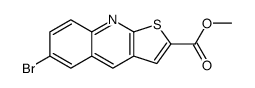 methyl 6-bromothieno[2,3-b]quinoline-2-carboxylate Structure