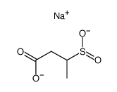 disodium salt of β-(hydroxysulfinyl)butyric acid结构式