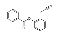 2-(cyanomethyl)phenyl benzoate Structure