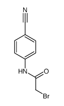 2-bromo-N-(4-cyanophenyl)acetamide结构式