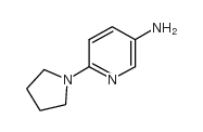 6-吡咯烷-1-基吡啶-3-胺结构式
