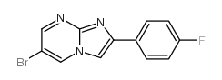 6-bromo-2-(4-fluorophenyl)imidazo[1,2-a]pyrimidine Structure