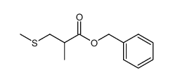benzyl 2-methyl-3-(methylthio)propanoate Structure