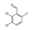 2,3-二氯-6-氟苯甲醛结构式