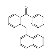 (2-(NAPHTHALEN-1-YLMETHYL)PHENYL)(PYRIDIN-2-YL)METHANONE结构式