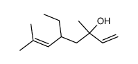 5-ethyl-3,7-dimethyl-octa-1,6-dien-3-ol Structure