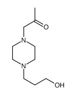 1-[4-(3-hydroxypropyl)piperazin-1-yl]propan-2-one结构式
