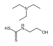 triethylamine (2-hydroxyethyl)carbamodithioate Structure
