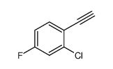 BENZENE, 2-CHLORO-1-ETHYNYL-4-FLUORO- Structure