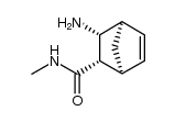 3-exo-amino-N-methylbicyclo[2.2.1]hept-5-ene-2-exo-carboxamide结构式