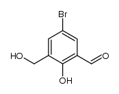5-bromo-2-hydroxy-3-(hydroxymethyl)benzaldehyde Structure