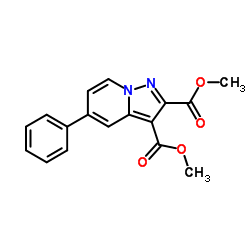 Dimethyl 5-phenylpyrazolo[1,5-a]pyridine-2,3-dicarboxylate Structure