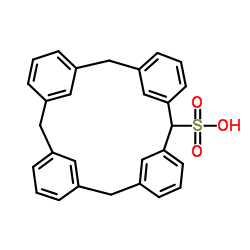 4-磺酰杯[4]芳烃水合物结构式