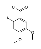 2-iodo-4,5-dimethoxybenzoyl chloride Structure