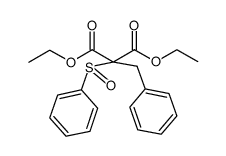 diethyl 2-benzyl-2-(phenylsulfinyl)malonate Structure