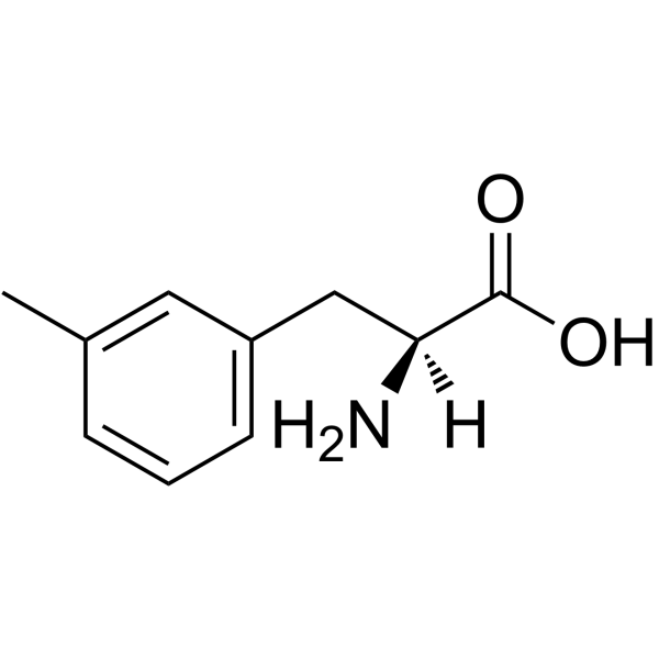 L-3-甲基苯丙氨酸结构式