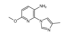 6-methoxy-2-(4-methyl-1H-imidazol-1-yl)pyridin-3-amine Structure