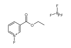 tetrafluoro-l4-borane, 3-(ethoxycarbonyl)-1-fluoropyridin-1-ium salt Structure