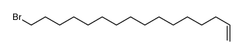 16-溴十六烷基-1-烯结构式