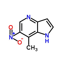 7-Methyl-6-nitro-4-azaindole Structure