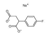 monosodium mono(2-(4-fluorophenyl)succinate)结构式