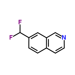 7-(Difluoromethyl)isoquinoline Structure