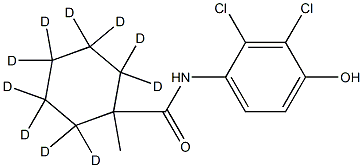 [2H10]-环酰菌胺结构式
