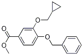 甲基 4-(BENX氧基)-3-(环丙基甲氧基) 苯甲酸酯结构式