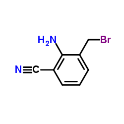 2-Amino-3-(bromomethyl)benzonitrile Structure