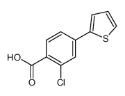 2-chloro-4-thiophen-2-ylbenzoic acid结构式